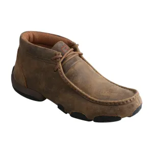 TWISTED X WOMEN'S CHUKKA DRIVING MOC TOE BOMBER - WDM0001