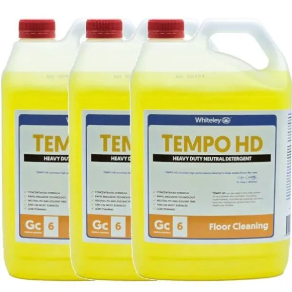 Whiteley Tempo HD 5Lt Heavy Duty Neutral Detergent